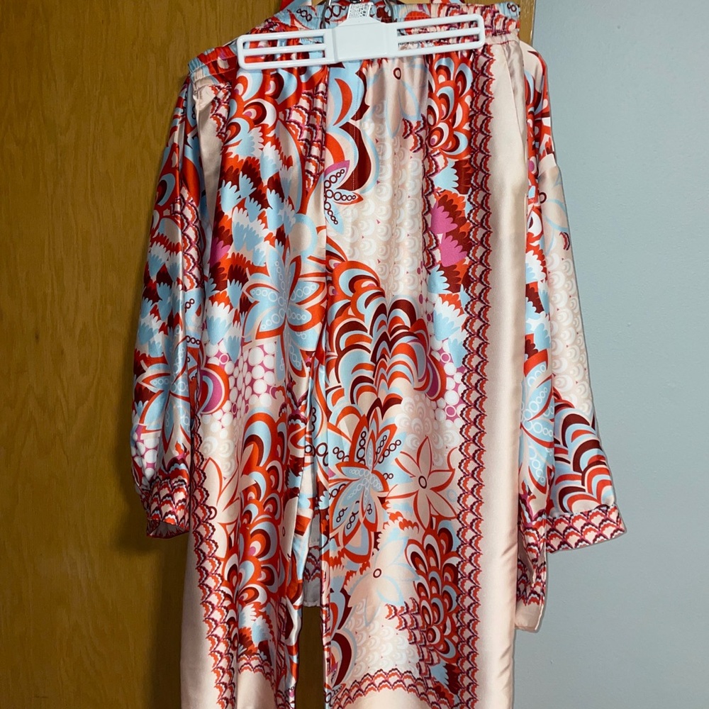 NWT RARE Zara Flowy Patchwork Pants XXL - Picture 6 of 6